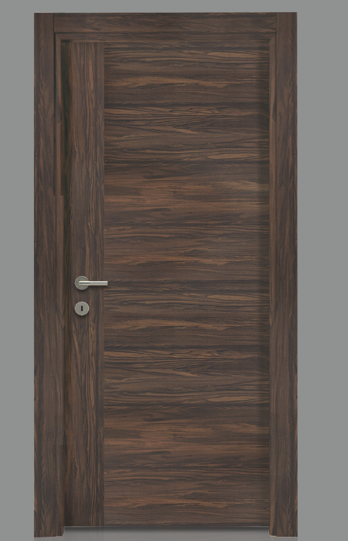 Saten Ceviz Düz Melamin Kapı